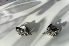 Серьги серебро