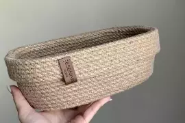 Корзина овальная из джута, 1 000.00 ₽, Горно-Алтайск