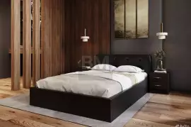 Кровать мягкая черная двуспальная, 15 499.00 ₽, Горно-Алтайск