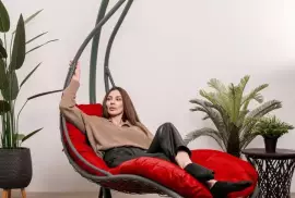 Подвесное кресло Лежачее ротанг, 11 600.00 ₽, Горно-Алтайск